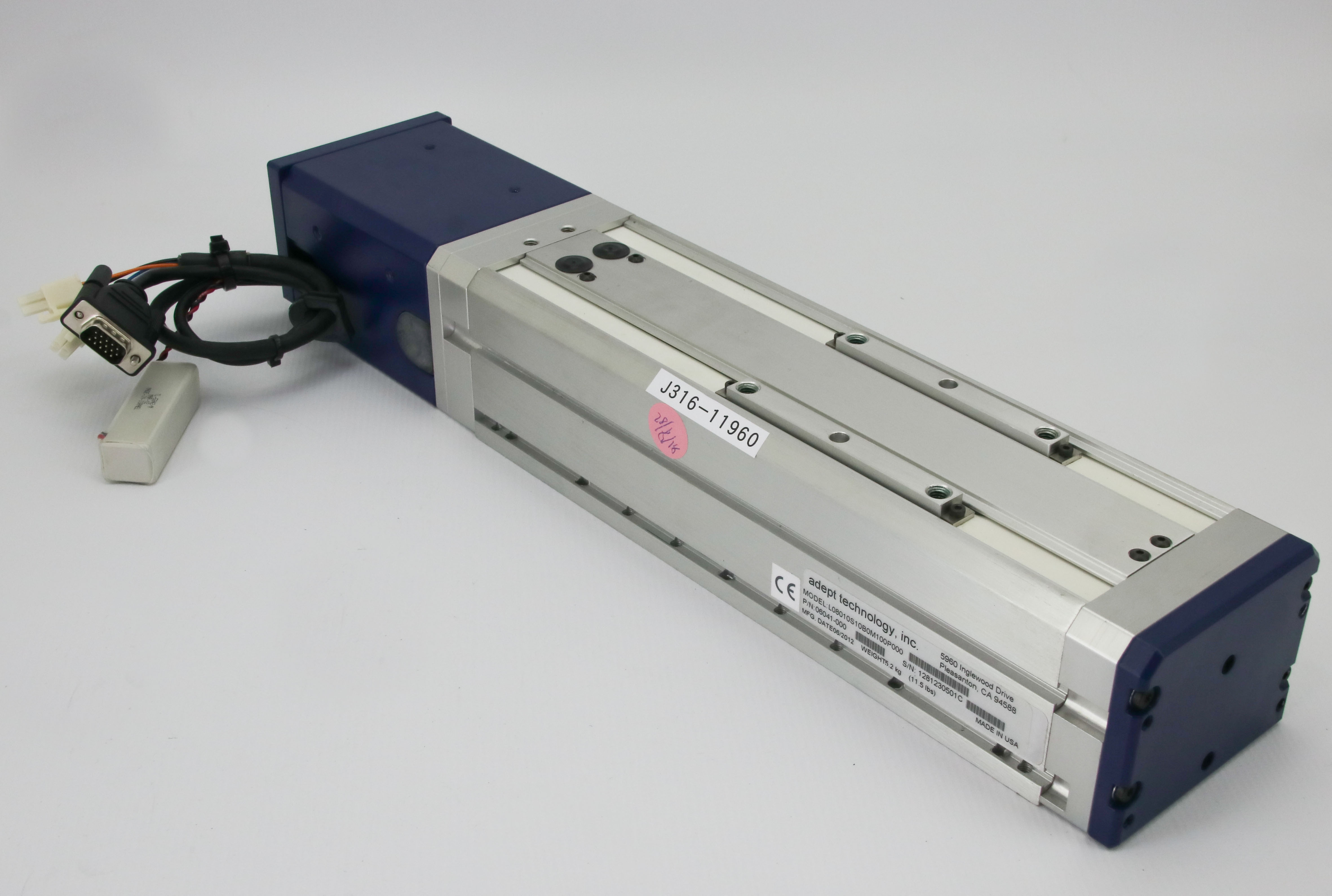 11960 ADEPT TECHNOLOGY ROBOT MODEL, P/N: 06041-000